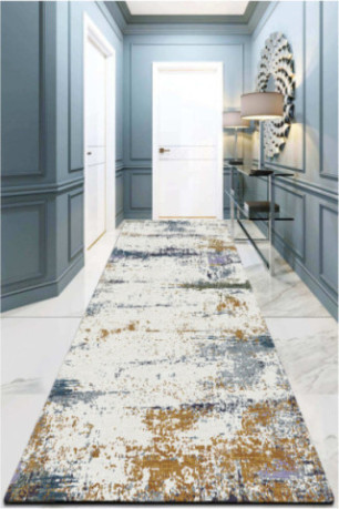 Tapis de couloir - 80x300cm -  Multicolore