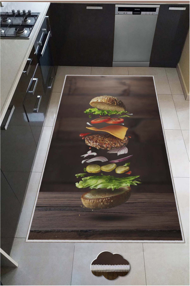 Tapis de couloir - 80x150cm -  Multicolore