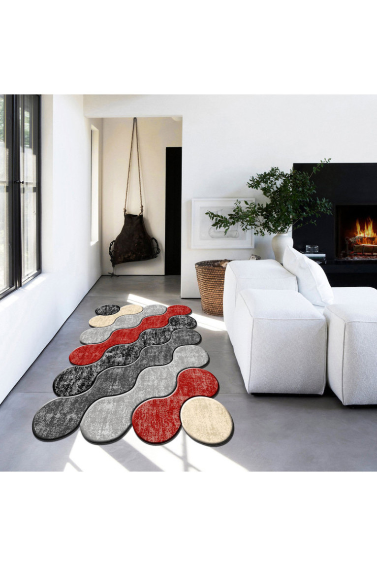 Tapis de couloir - 100x150cm -  Multicolore