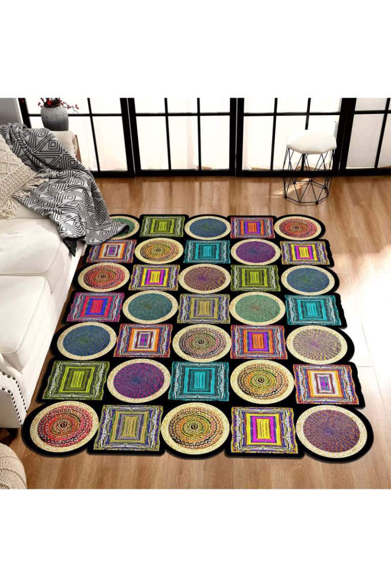 Tapis - 60x100cm -  Multicolore