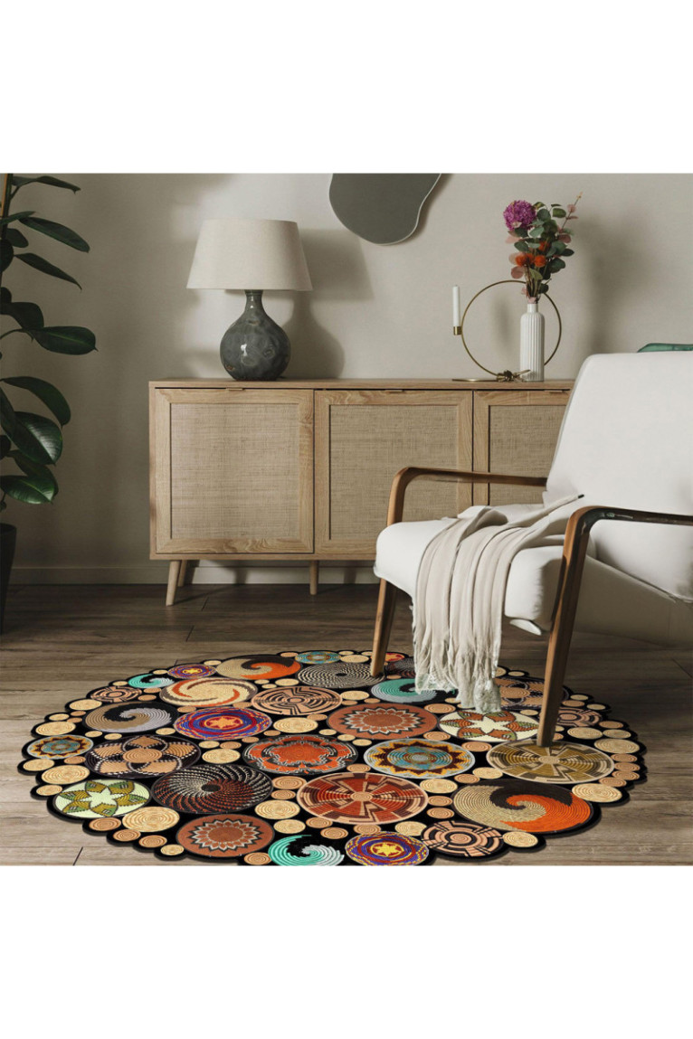 Tapis 80cm - Multicolore