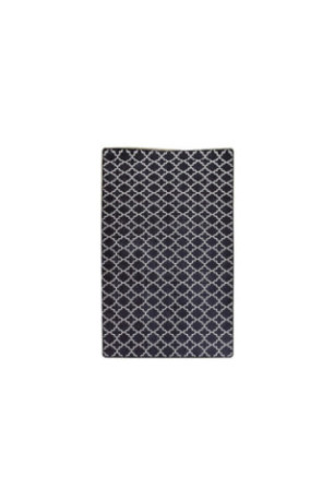 Tapis de couloir - 80x200cm -  Noir et blanc