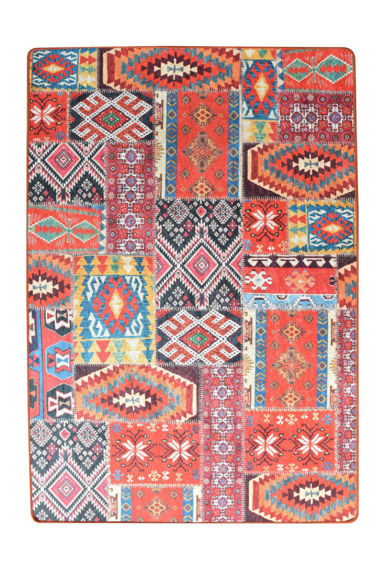 Tapis de couloir - 80x200cm -  Multicolore