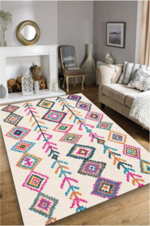 Tapis de couloir - 80x150cm -  Multicolore