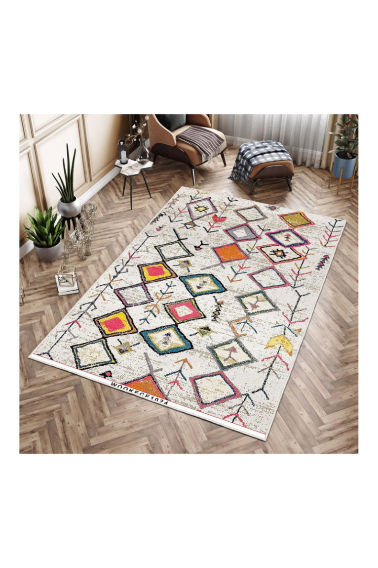 Tapis - 60x100cm -  Multicolore