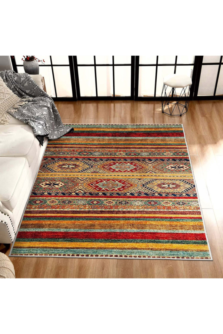 Tapis de couloir - 80x150cm -  Multicolore