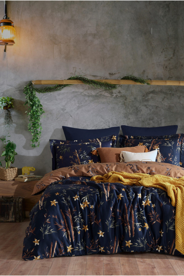 Ensemble de housse de couette en satin - 240x220cm