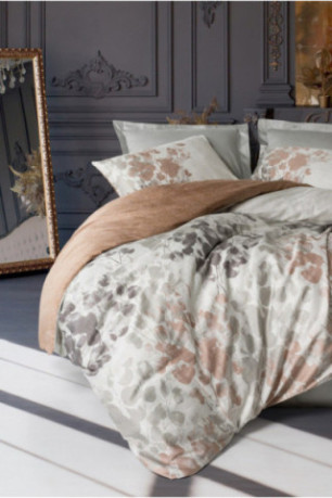 Ensemble de housse de couette en satin - 260x220cm