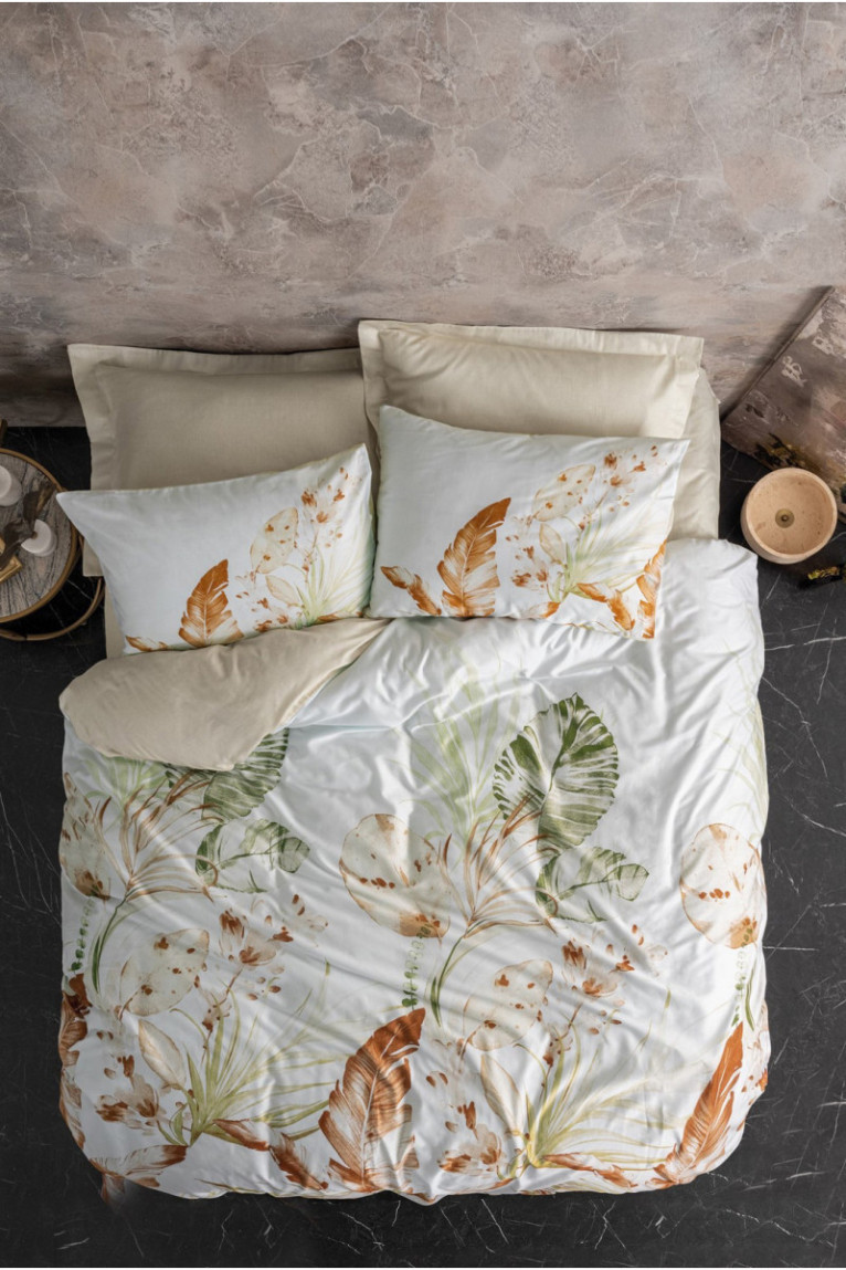 Ensemble de housse de couette en satin - 240x220cm