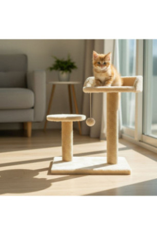 Griffoir pour chat - Beige