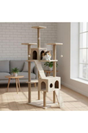 Maison pour chats - Beige