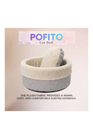 Lit pour animaux - Crème