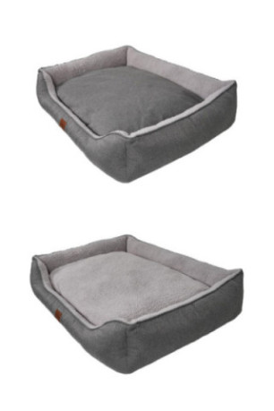 Lit pour animaux - Gris