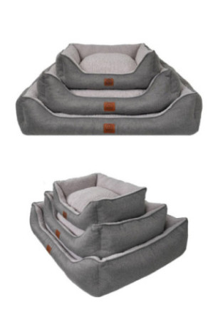 Lit pour animaux - Gris