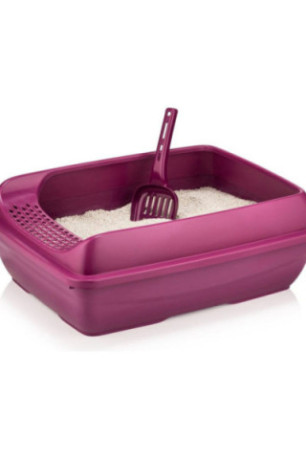 Bac à litière pour chat - Fuchsia