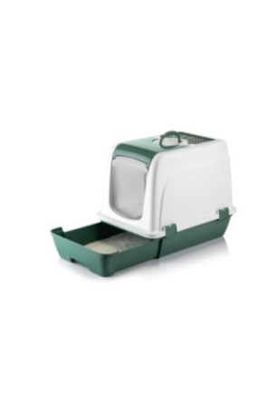 Bac à litière pour chat - Vert pastel