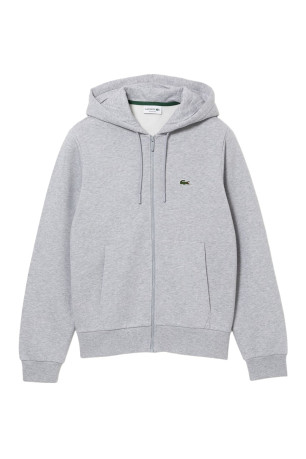 Sweat à capuche zippé manches longues Lacoste