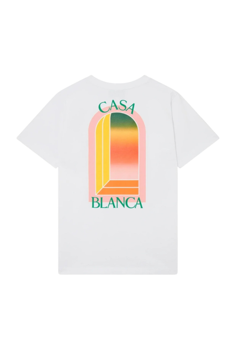 TShirt MC coton logo impression Casa blanca