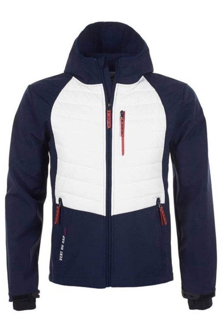 Blouson Softshell - VENT DU CAP - Capver/He - Bleu/Blanc