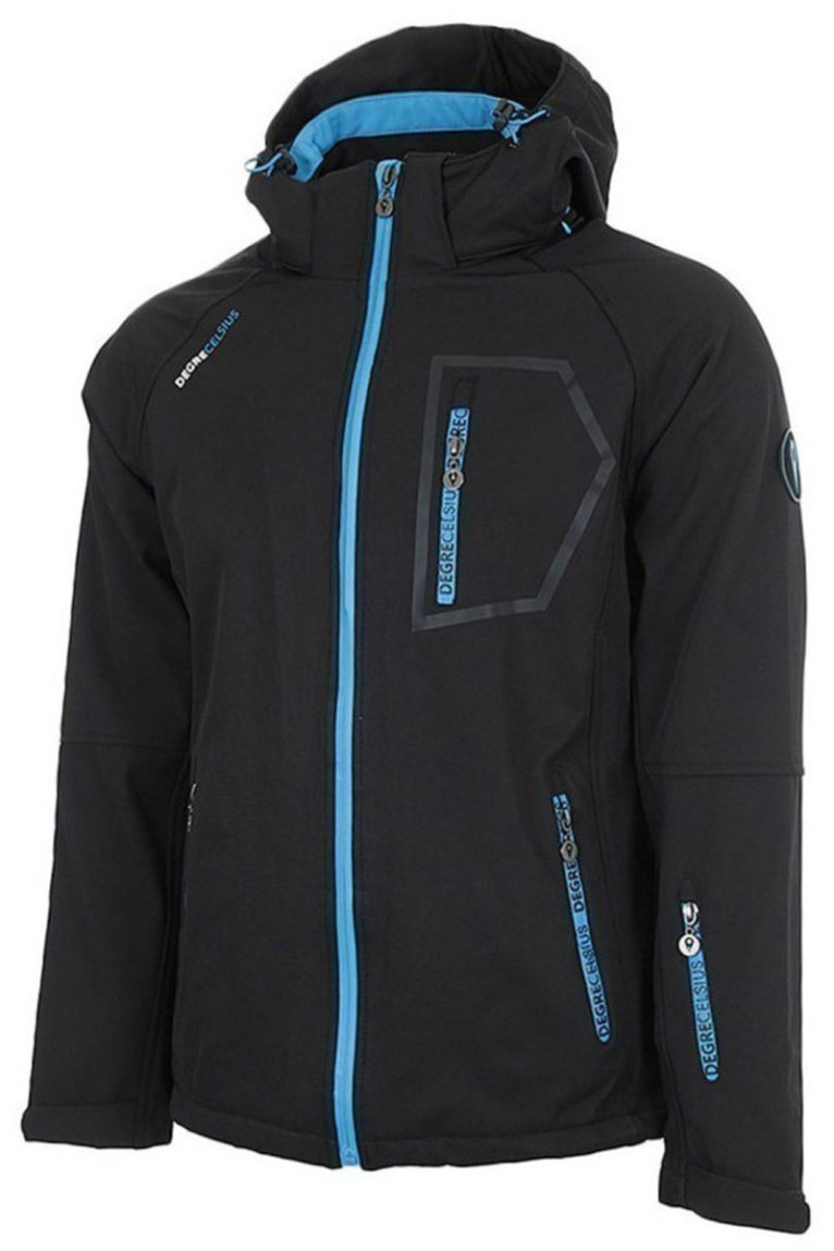 Softshell - DEGRE CELSIUS - Cimalon/Zi - Noir/Bleu