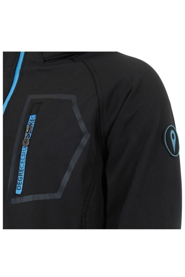 Softshell - DEGRE CELSIUS - Cimalon/Zi - Noir/Bleu