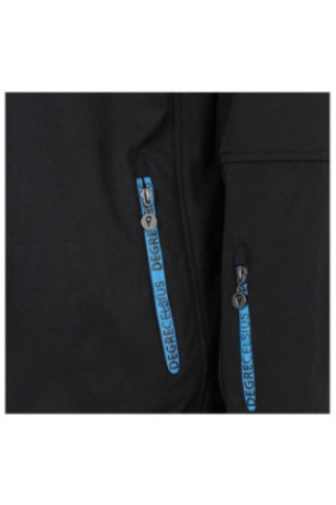 Softshell - DEGRE CELSIUS - Cimalon/Zi - Noir/Bleu
