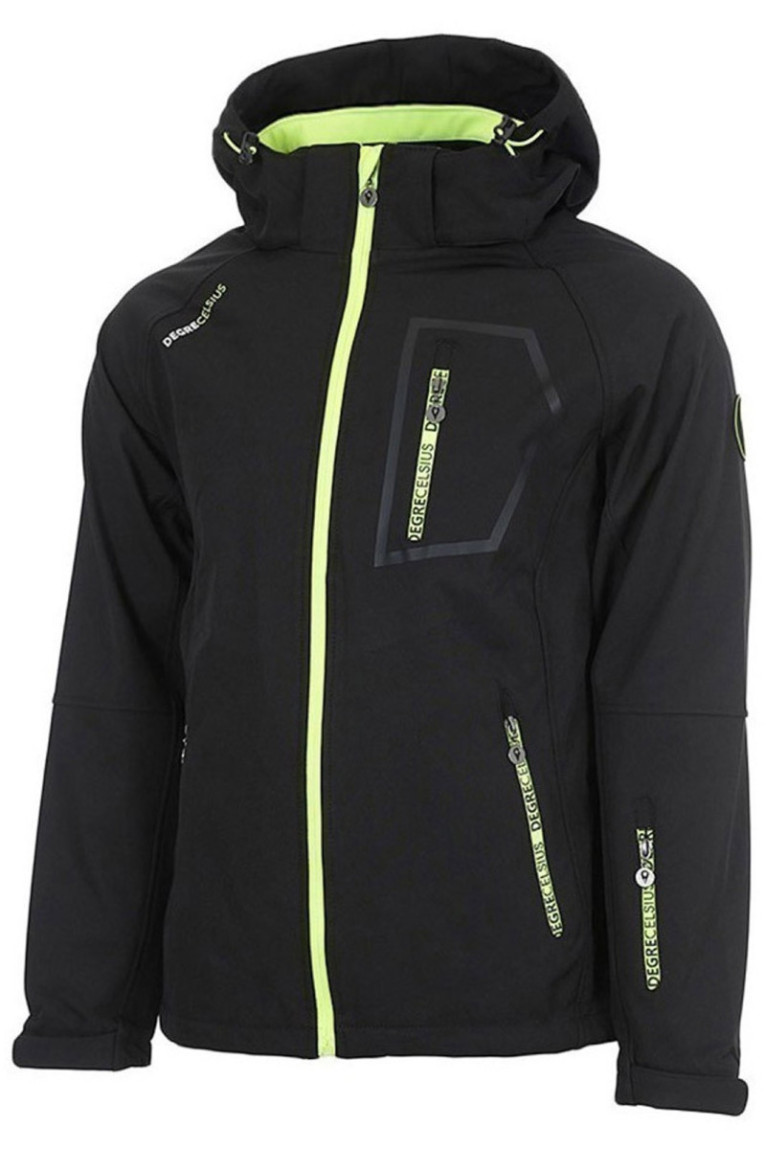 Softshell - DEGRE CELSIUS - Cimalon/Zi - Noir/Jaune