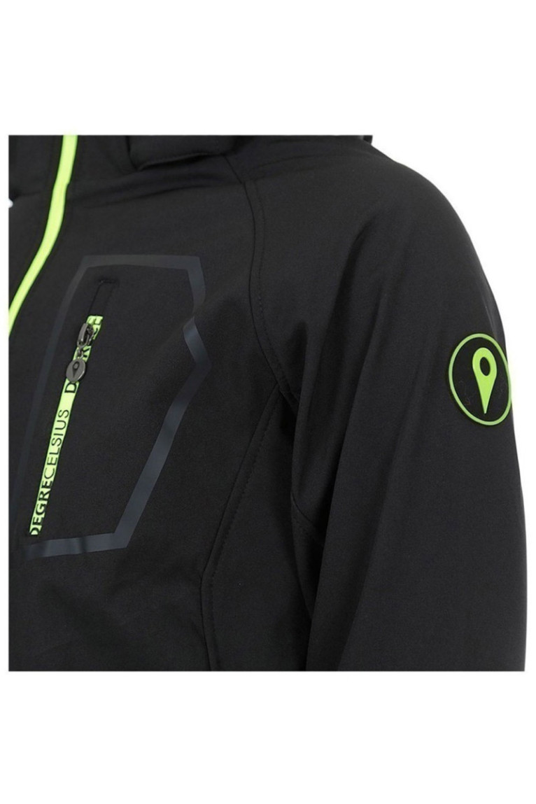 Softshell - DEGRE CELSIUS - Cimalon/Zi - Noir/Jaune