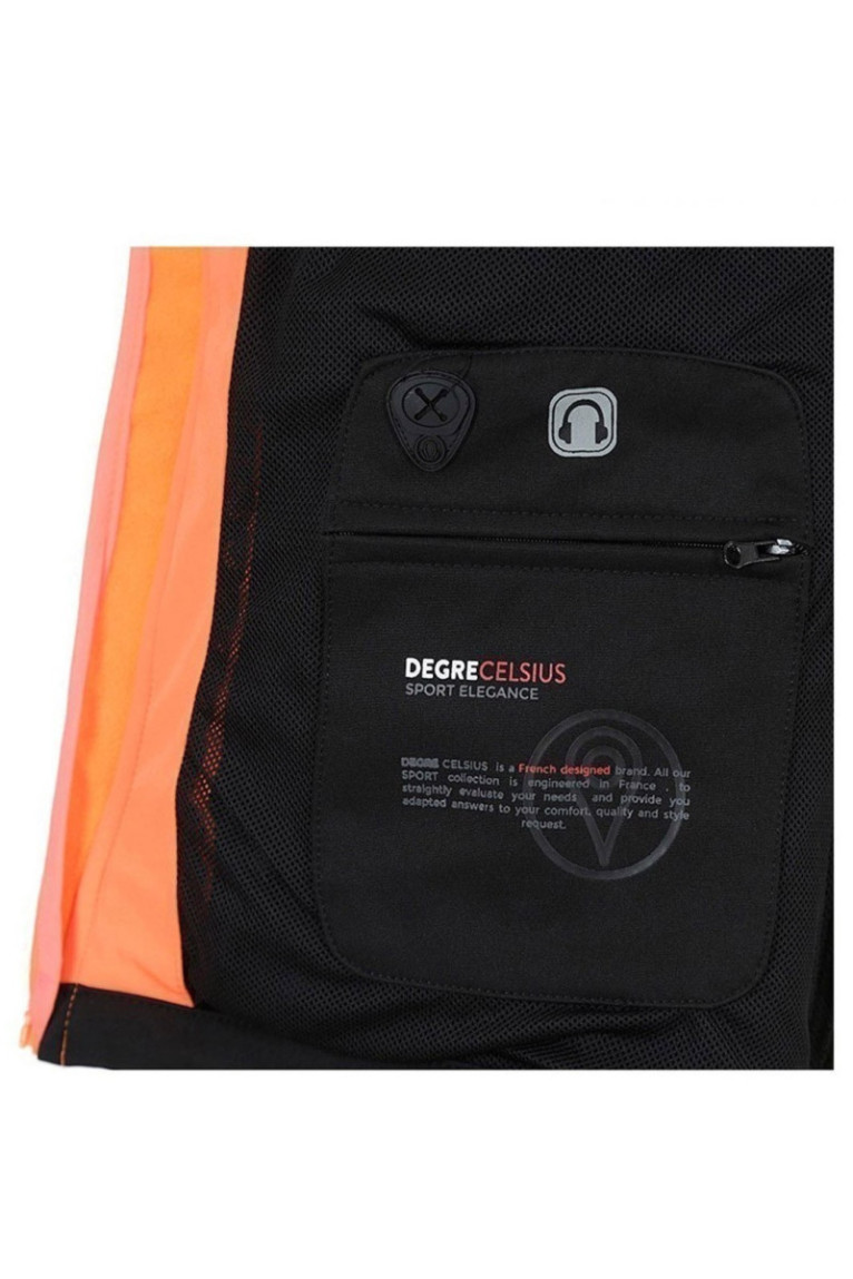 Softshell - DEGRE CELSIUS - Cimalon/Zi - Noir/Mandarine