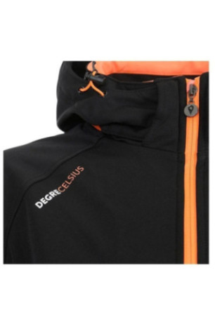 Softshell - DEGRE CELSIUS - Cimalon/Zi - Noir/Mandarine