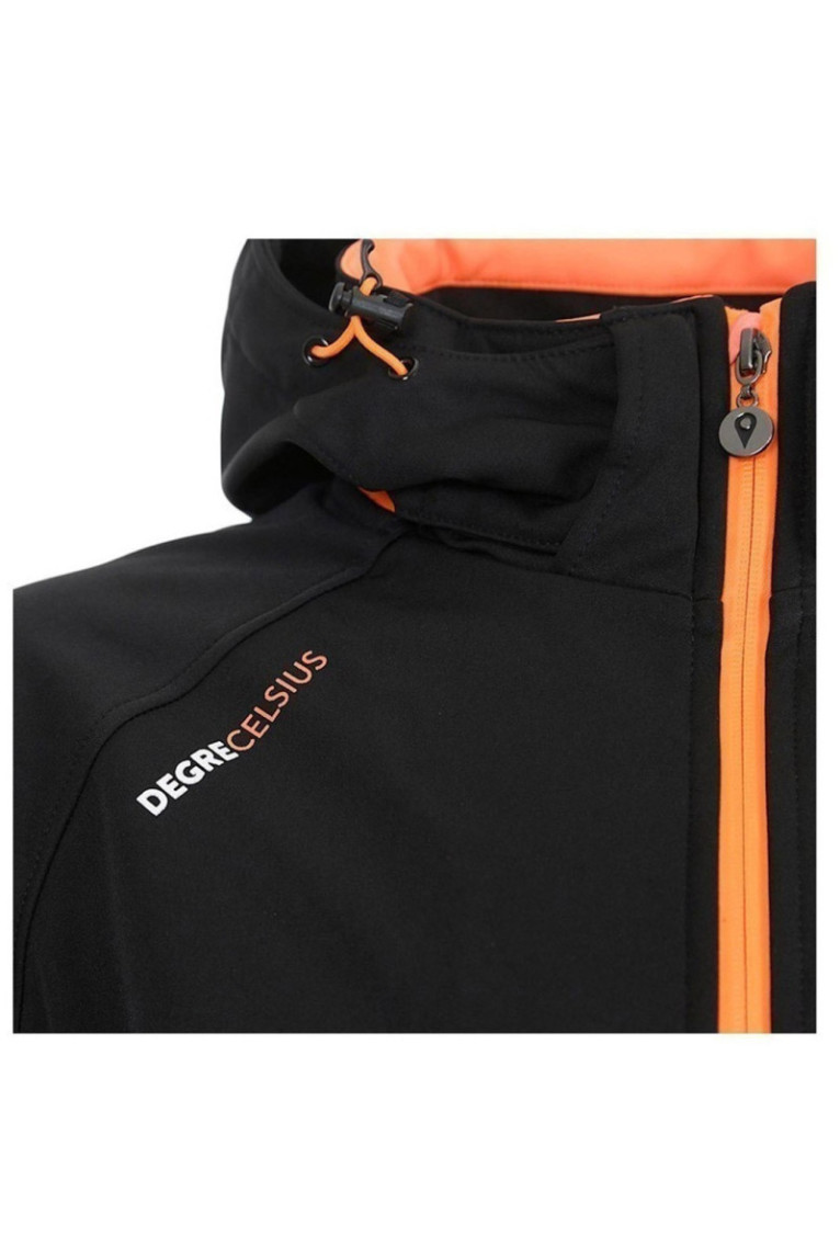 Softshell - DEGRE CELSIUS - Cimalon/Zi - Noir/Mandarine