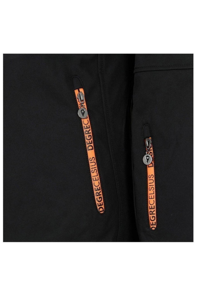 Softshell - DEGRE CELSIUS - Cimalon/Zi - Noir/Mandarine