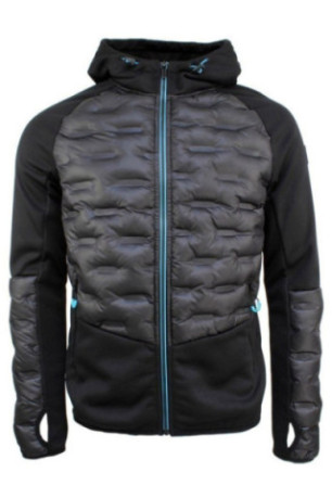 Polaire Bi Matiere - DEGRE CELSIUS - Clooney/Qi/B - Noir/Bleu Hawai