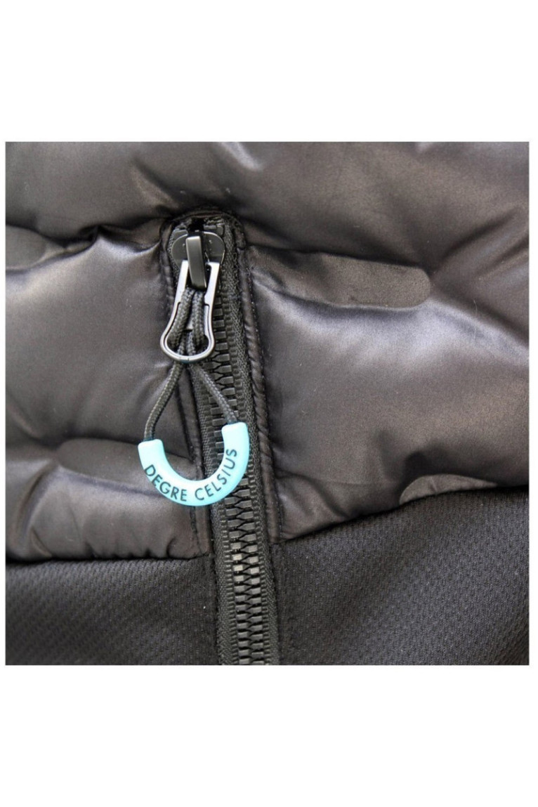 Polaire Bi Matiere - DEGRE CELSIUS - Clooney/Qi/B - Noir/Bleu Hawai