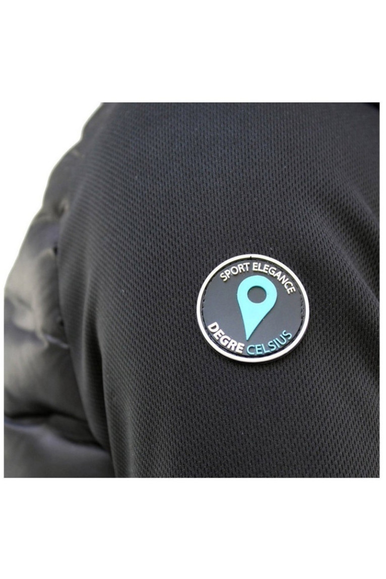 Polaire Bi Matiere - DEGRE CELSIUS - Clooney/Qi/B - Noir/Bleu Hawai