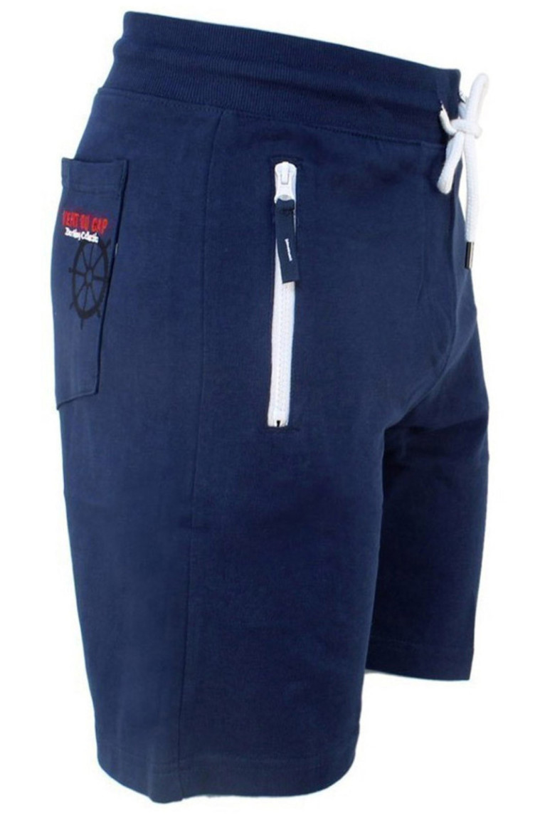 Short French Terry - VENT DU CAP - Caspien/Af - Bleu Nuit