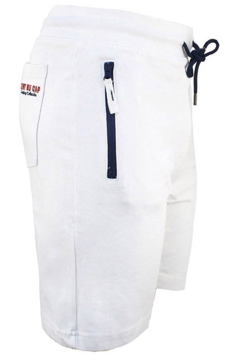 Short French Terry - VENT DU CAP - Caspien/Af - Blanc
