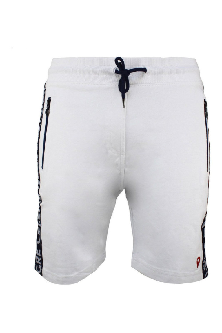 Short - DEGRE CELSIUS - Clay/Af - Blanc / Bleu Nuit