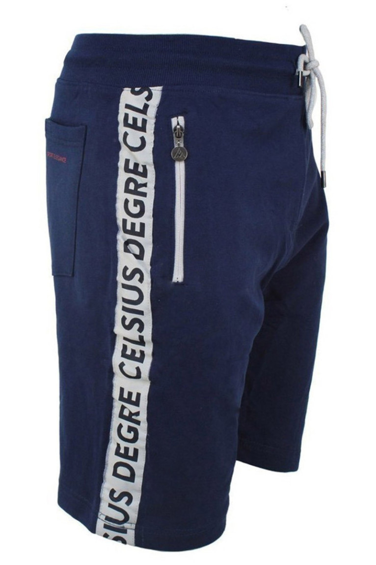 Short French Terry - DEGRE CELSIUS - Clay/Af - Bleu Nuit/Gris Clair