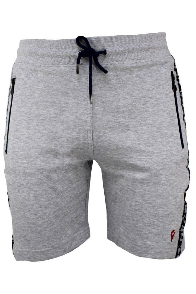 Short French Terry - DEGRE CELSIUS - Clay/Af - Gris Chiné/Bleu Nuit