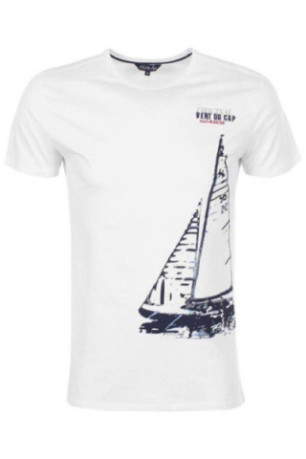 T-Shirt Mc - VENT DU CAP - Cadrio/Am - Blanc