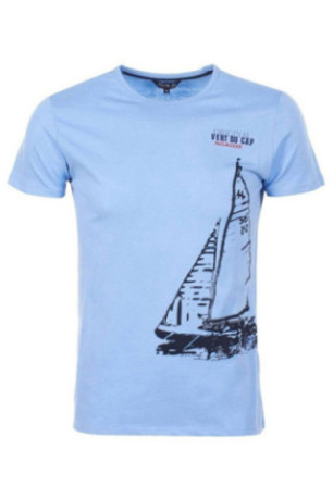 T-Shirt Mc - VENT DU CAP - Cadrio/Am - Bleu Ciel