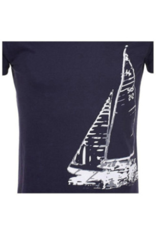 T-Shirt Mc - VENT DU CAP - Cadrio/Am - Marine