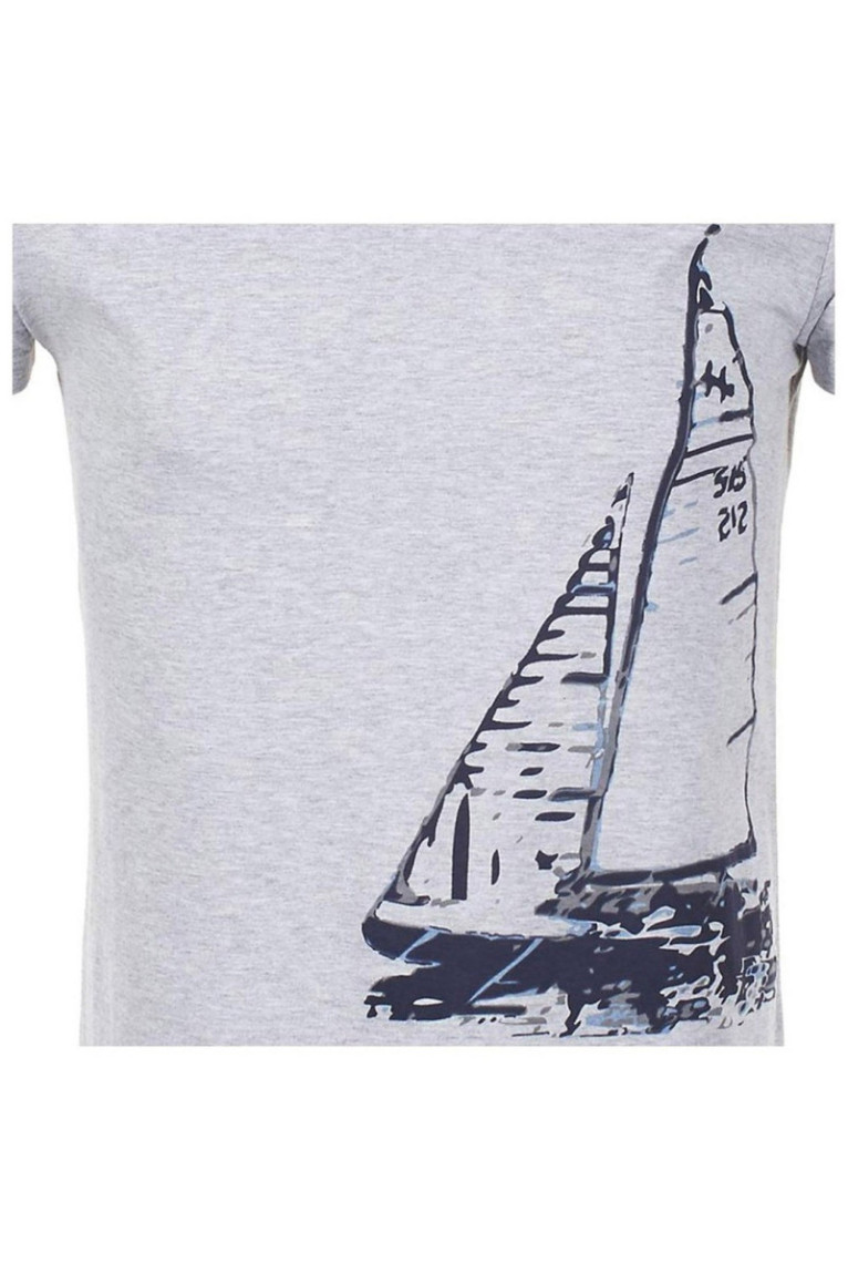 T-Shirt Mc - VENT DU CAP - Cadrio/Am - Gris Chine