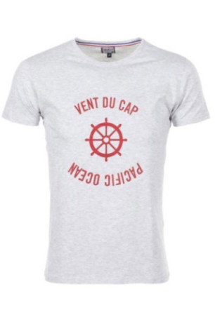 T-Shirt Mc - VENT DU CAP - Cheryl/Pf - Gris Clair Chiné