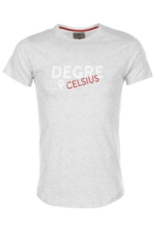 T-Shirt Mc - DEGRE CELSIUS - Calogo/Pf - Gris Clair Chiné
