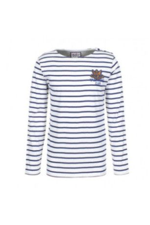 T-Shirt Ml - VENT DU CAP - Crivik/Pr - Blanc/Marine