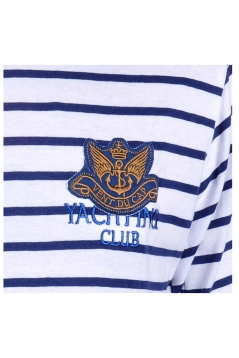 T-Shirt Ml - VENT DU CAP - Crivik/Pr - Blanc/Marine