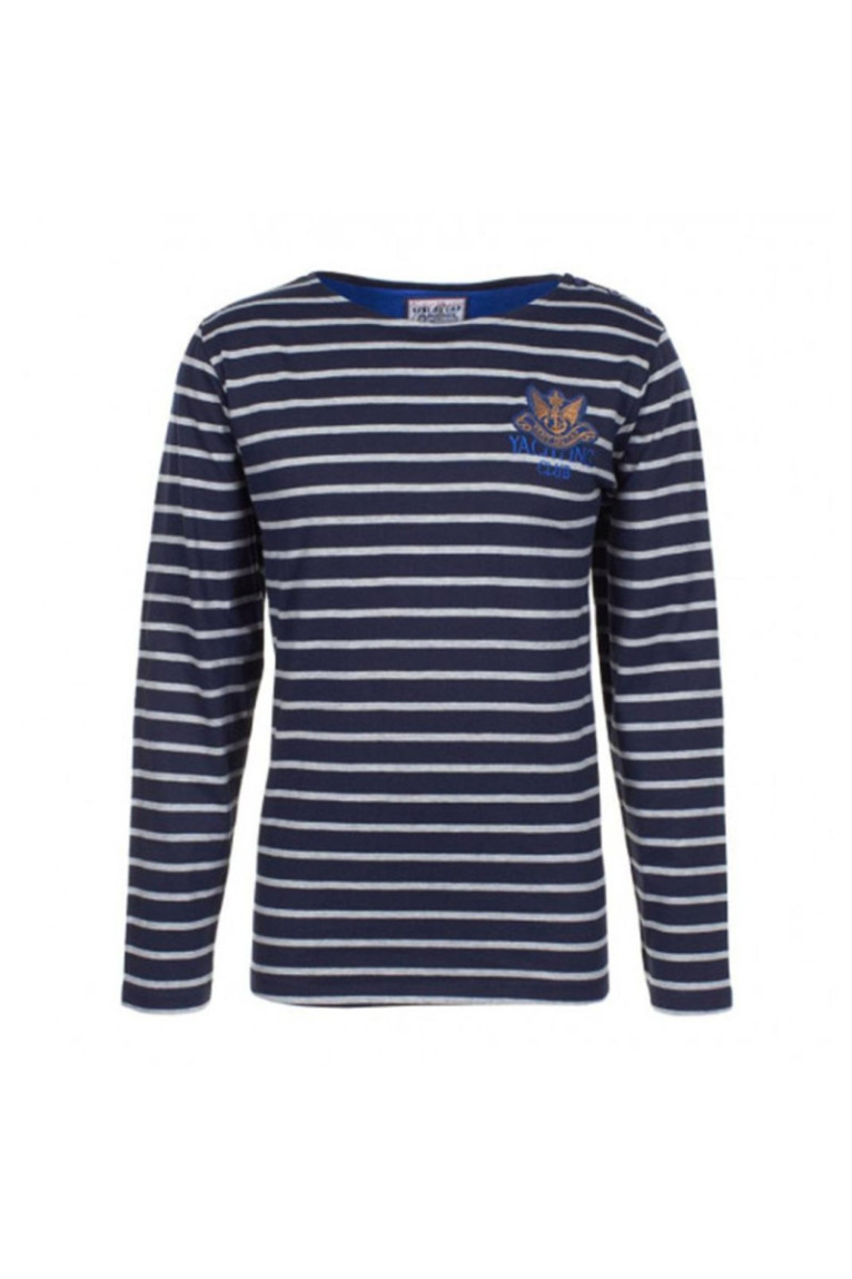 T-Shirt Ml - VENT DU CAP - Crivik/Pr - Marine/Gris