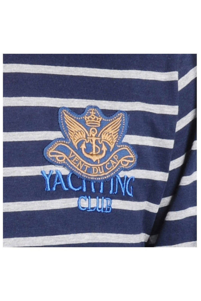 T-Shirt Ml - VENT DU CAP - Crivik/Pr - Marine/Gris
